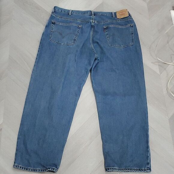 Levis Mens 550 Relaxed Fit Denim Jeans Size 44x30 - Picture 5 of 6